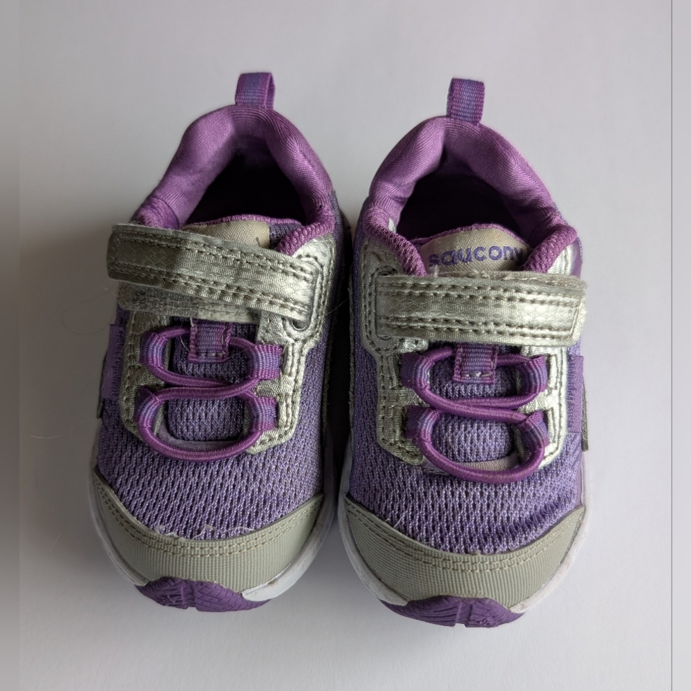 Toddler Saucony Purple Sneakers Size 4.5